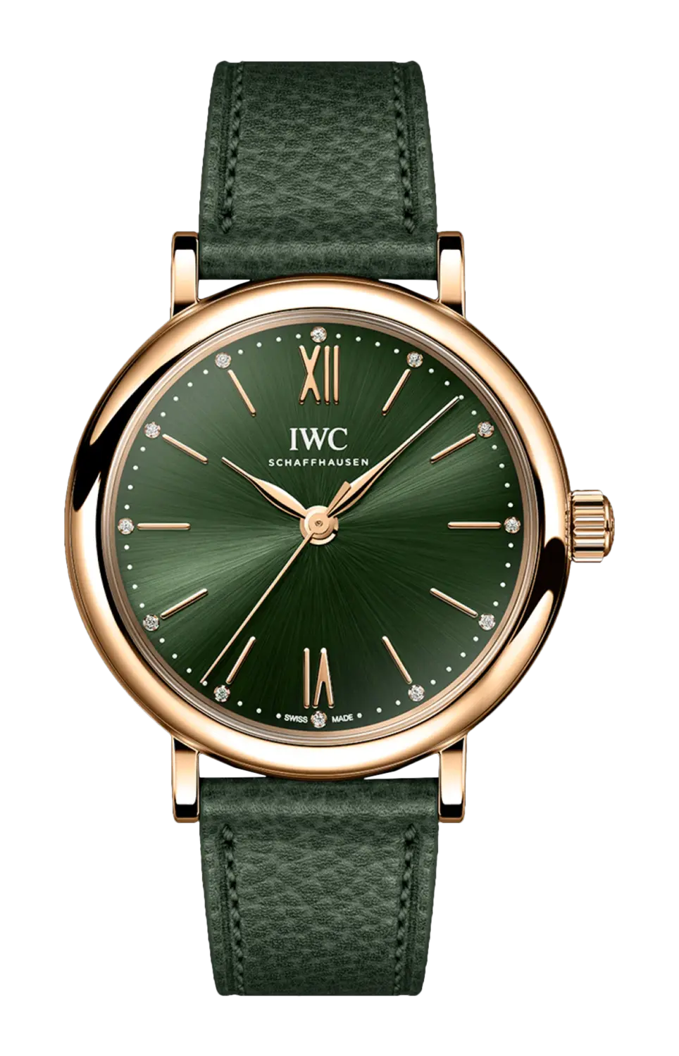 

Часы Iwc Schaffhausen Portofino 34 с розовым золотом