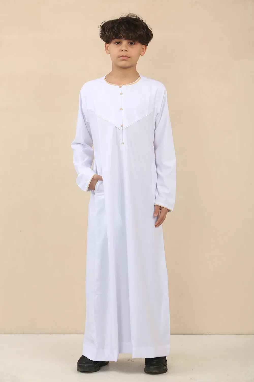 Arabic Thobes Детский белый халат Jubba в Омане для мальчиков из Саудовской Аравии в честь праздника Ид-Тобе
