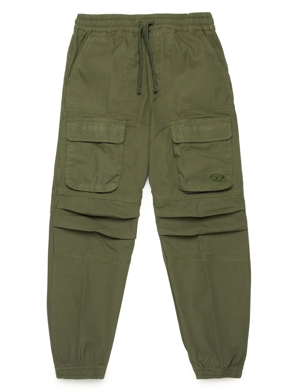 

Брюки карго с вышивкой Oval D Diesel Kids, зеленый