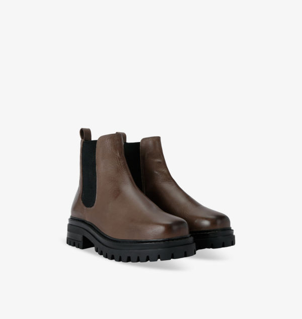 Ботинки челси из кожи с язычком Teddy Kg Kurt Geiger, коричневый — фото 2