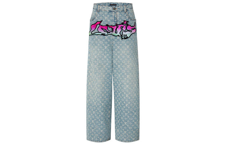

Новые квартальные продукты LV Jeans Men Louis Vuitton, цвет Come with Original Gift Bag