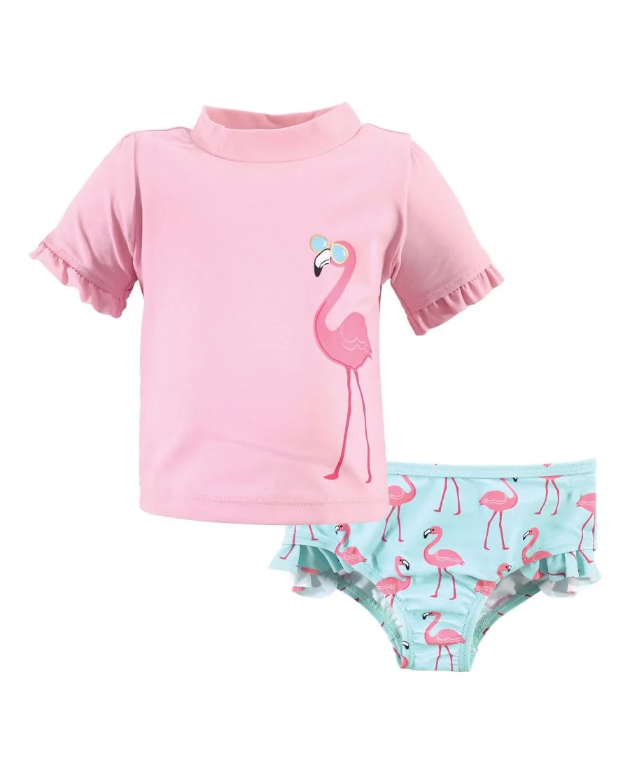 И комплект для плавания «Русалка» Hudson Baby, Flamingo