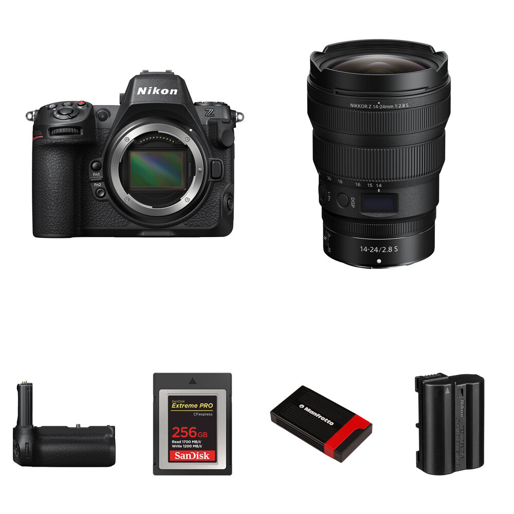 

Беззеркальная камера Nikon Z8 Mirrorless Camera with 14-24mm f/2.8 Lens and