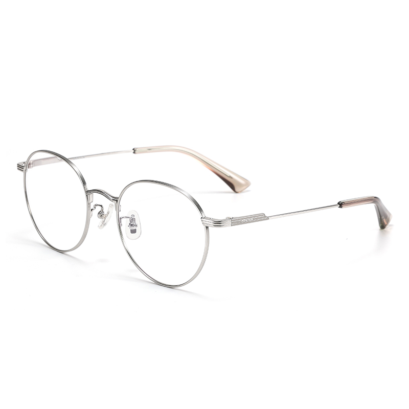 

Police Титановая круглая оправа для очков унисекс, VPLR45K-0579/Silver