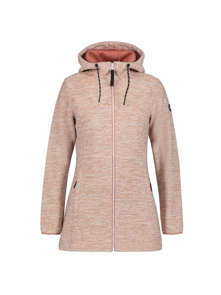 

Спортивная куртка Icepeak Strickfleecejacke lang Alzey Kapuze, розовый