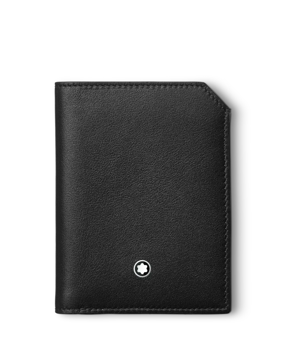 

Кошелек унисекс из черной кожи Montblanc, черный
