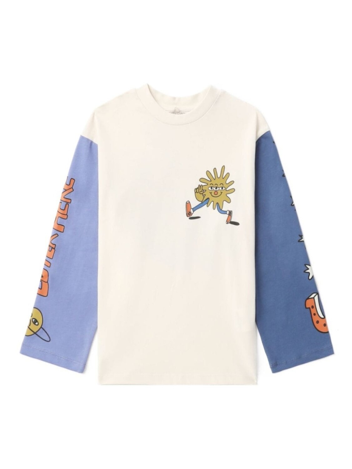 

Stella McCartney Kids футболка Cosmic Cowboy из хлопка, нейтральный цвет