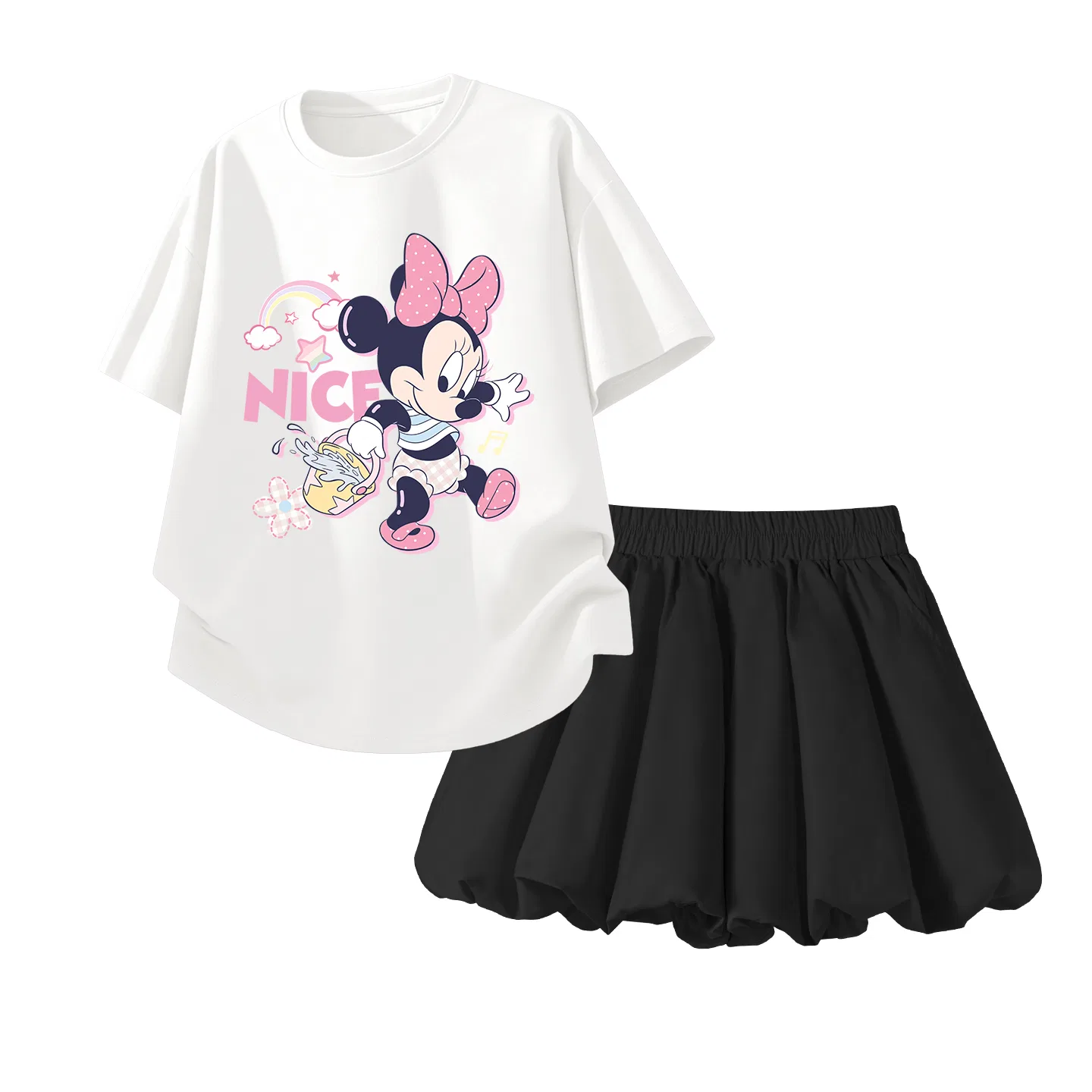 Спортивный костюм для детей Disney 2 Pack белый и черный
