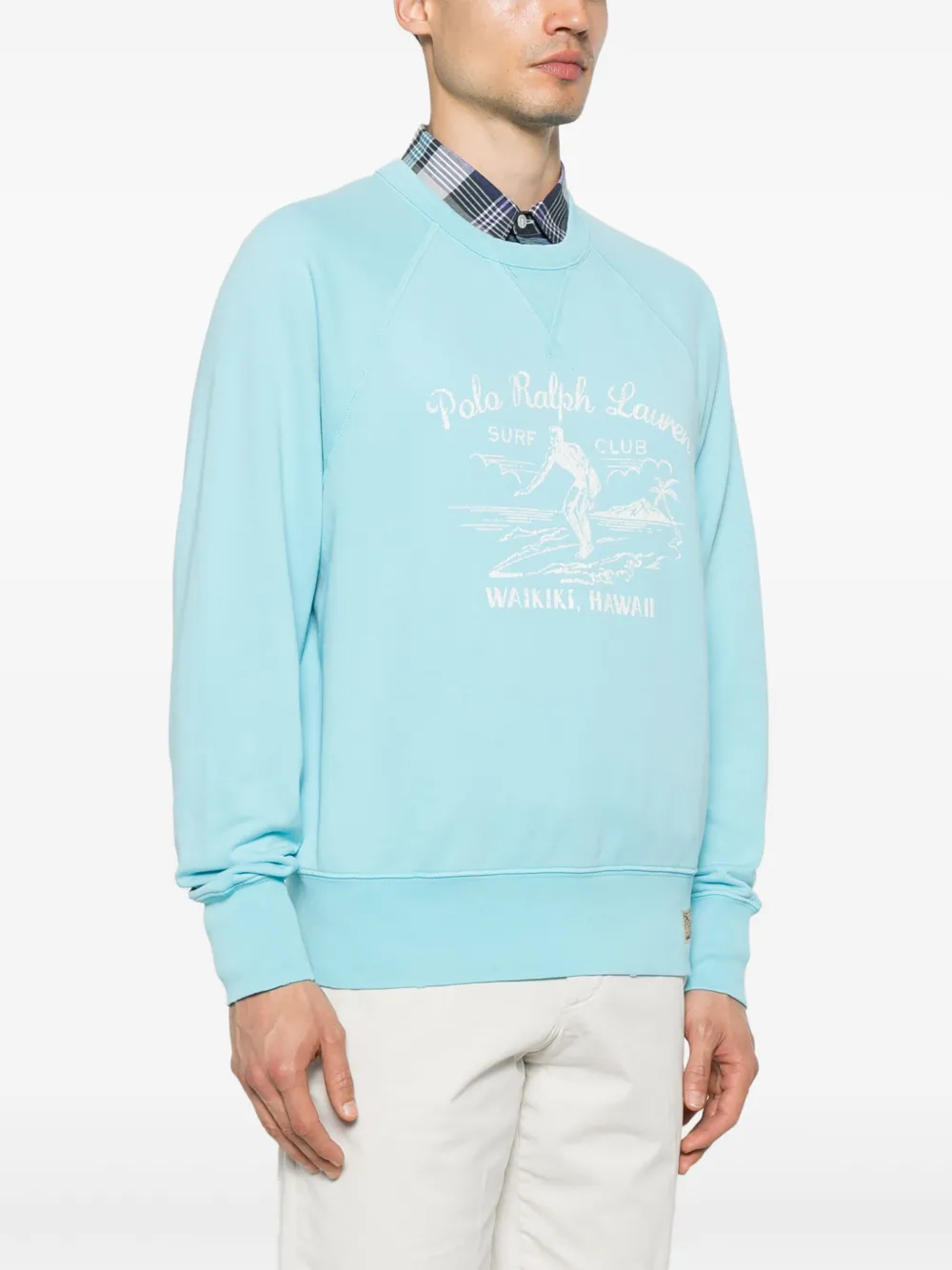 Толстовка с графичным принтом POLO RALPH LAUREN, синий — фото 3