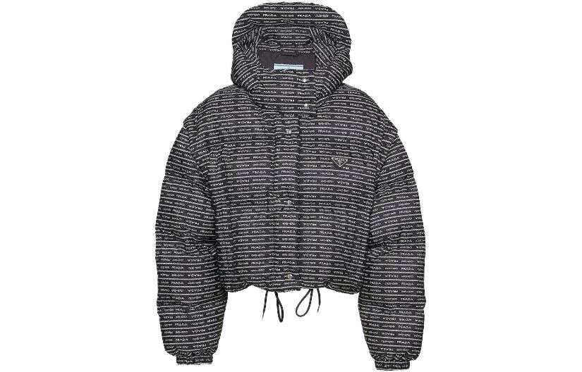 

Пуховик женский черный Prada