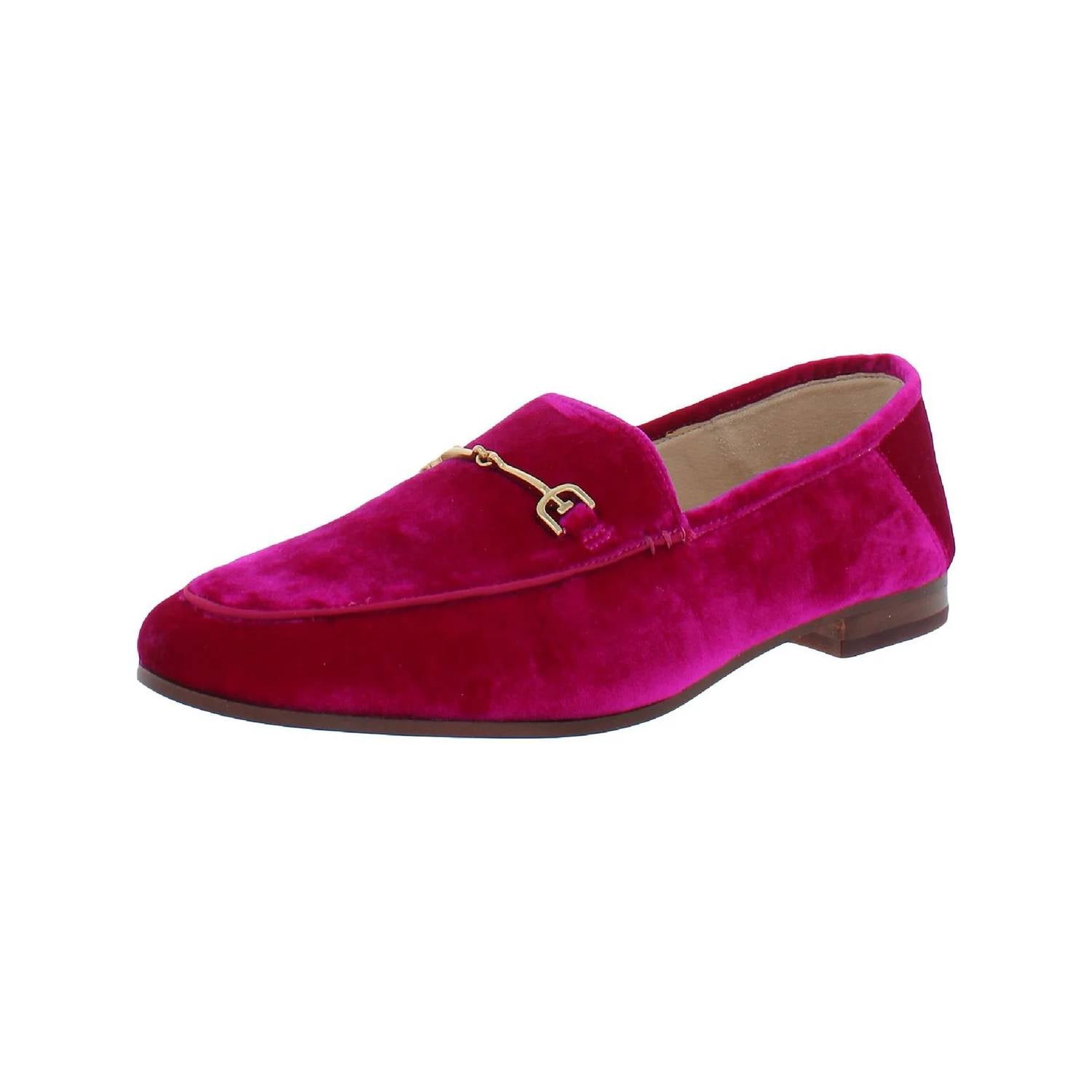 Женские бархатные мокасины Loraine из малинового бархата Sam Edelman