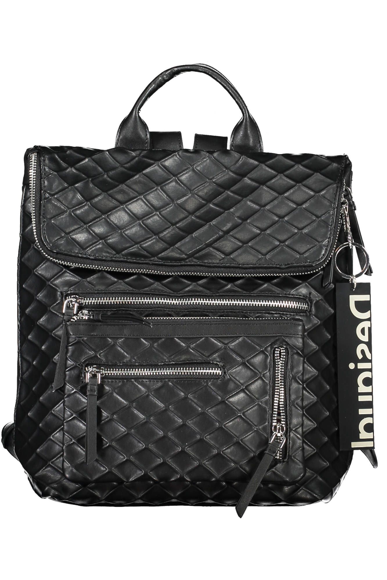 

Черный полиуретановый женский рюкзак Desigual
