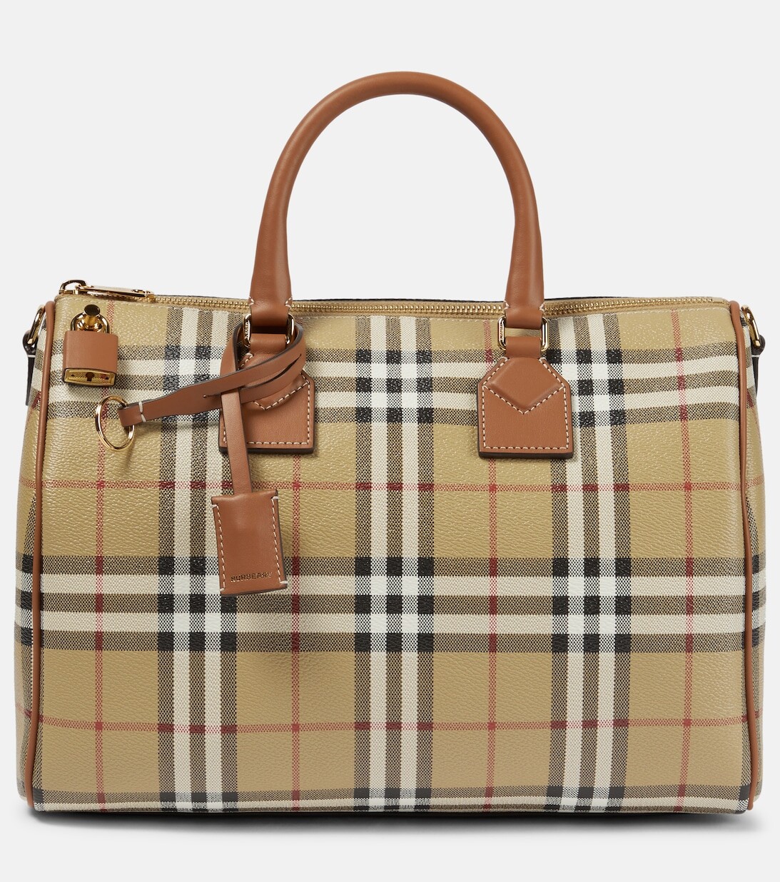 

Сумка-тоут Burberry Check среднего размера из парусины Burberry, разноцветный