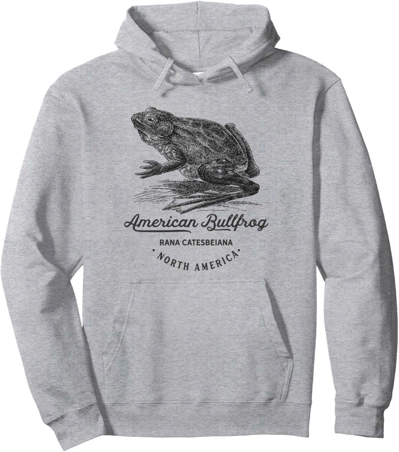 

Худи с винтажным принтом Лягушка-бык для мужчин, женщин и детей Vintage Animal Gifts Prints Julib Teens Teacher, серый