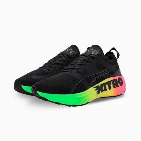 

Кроссовки Puma ForeverRun Nitro 380005-01, мужские, США, черные, DWA1935 Puma, черный