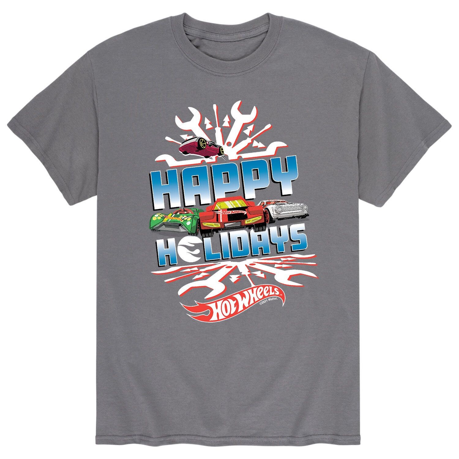 

Мужская футболка Hot Wheels "Happy Holidays" Licensed Character