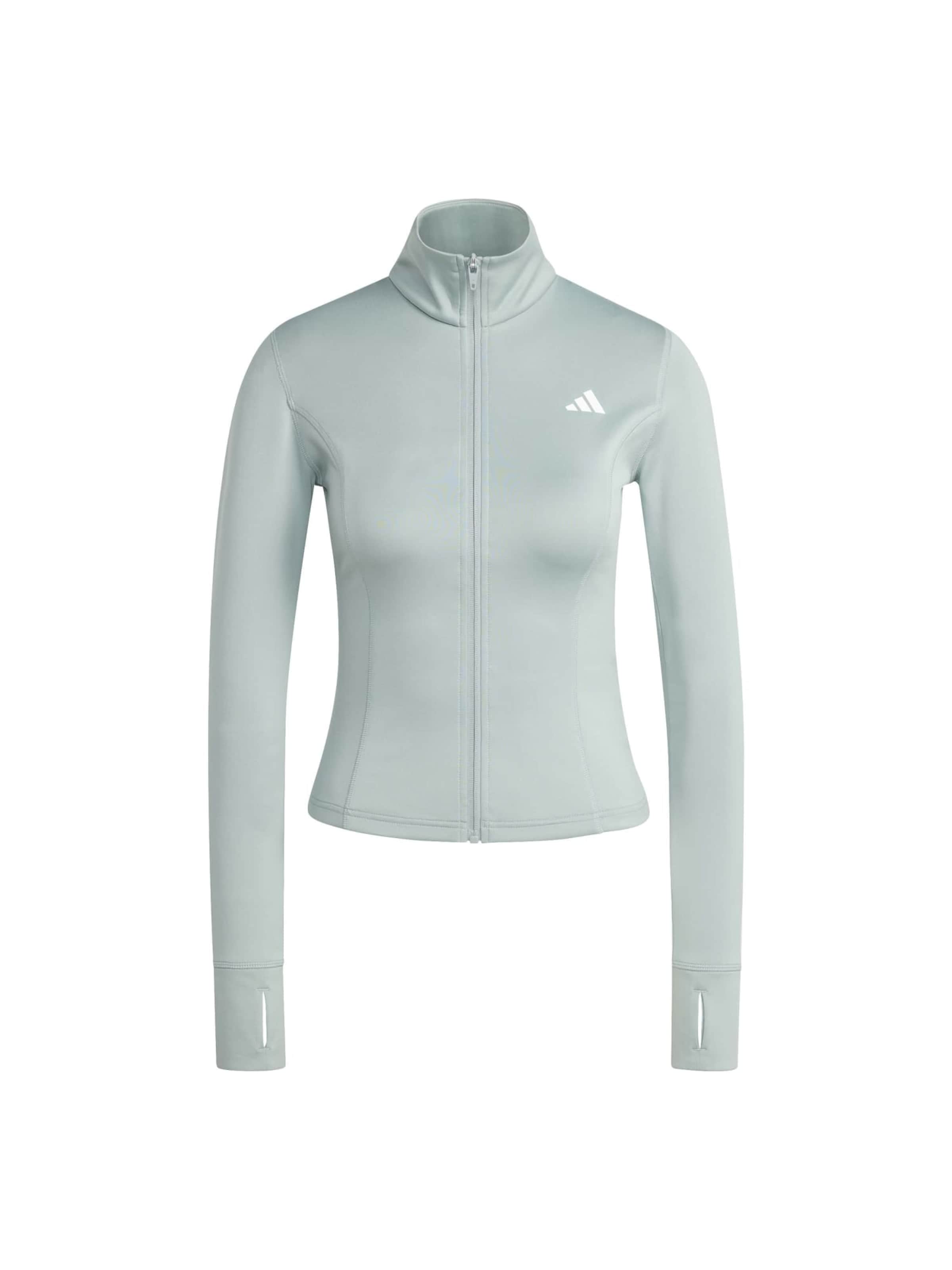 

Adidas Performance Спортивный худи с молнией 'Opt Ess' в цвете Mint