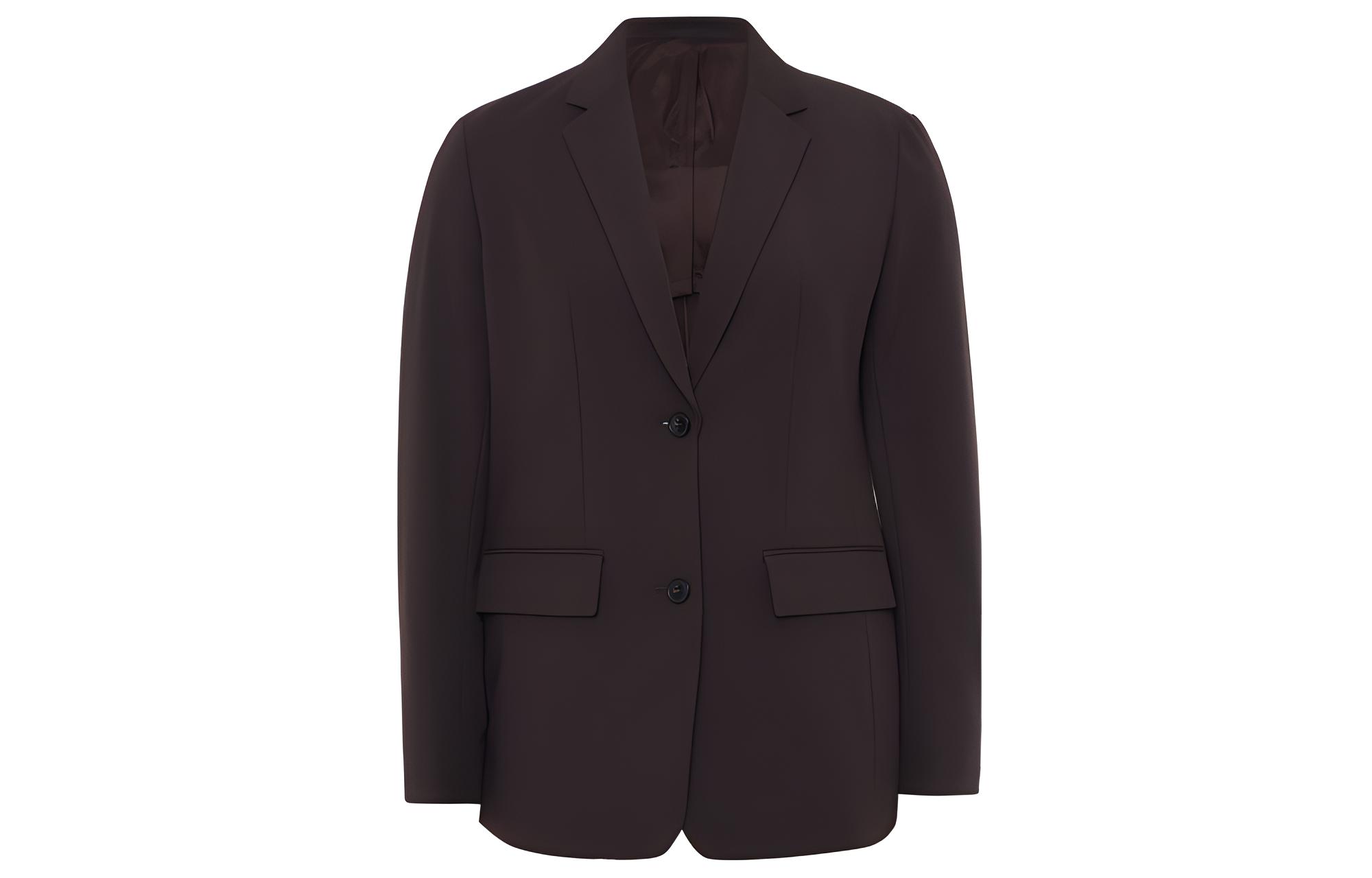 

Женский деловой костюм темно-умбра UNIQLO