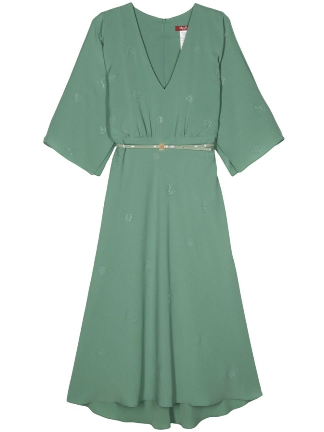 

Max Mara платье со стразами, зеленый