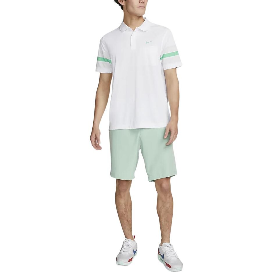 Рубашка поло Dri-Fit мужская белая Nike, белый — фото 3