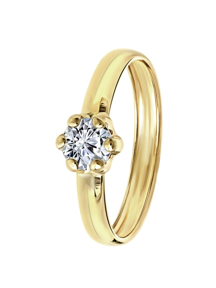 

Круглое кольцо из золота 375 пробы Lucardi