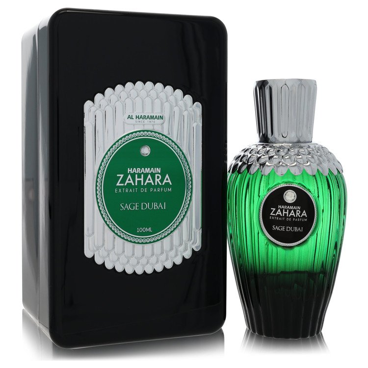 

Парфюмерная композиция Al Haramain Zahara Sage Dubai от Al Haramain Extrait De Parfum, спрей, 3,33 унции, для женщин, прозрачный
