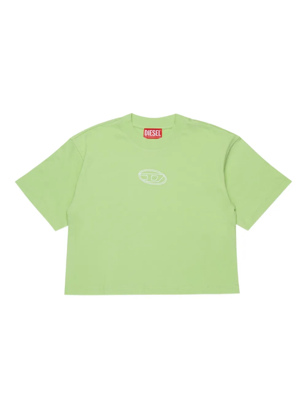 

Футболка Tixan с вышитым логотипом Diesel Kids, зеленый