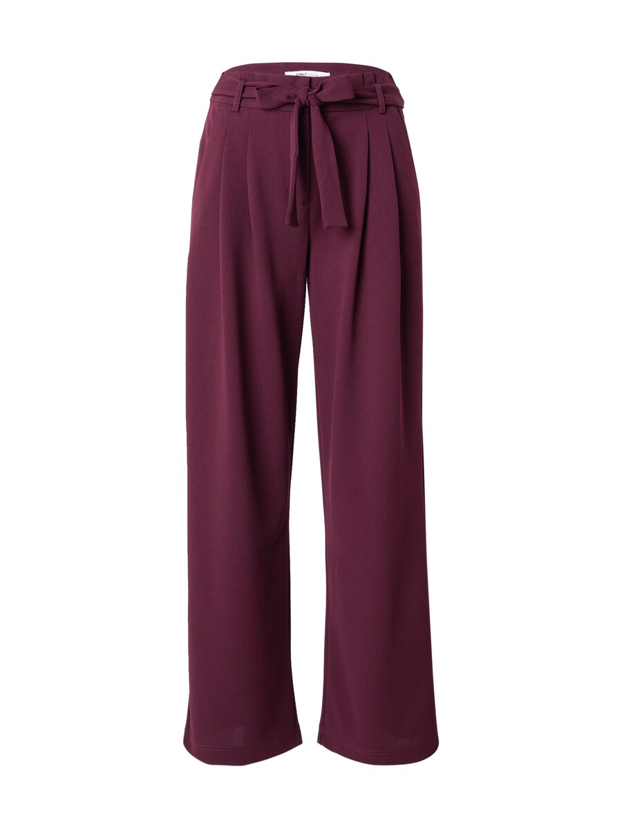 

Широкие брюки со складками спереди ONLY ONLEVI, Wine red