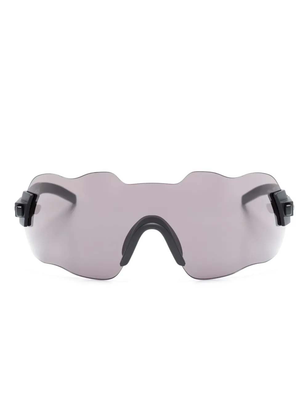 

Солнцезащитные очки E90 в безободковой оправе Kuboraum, черный