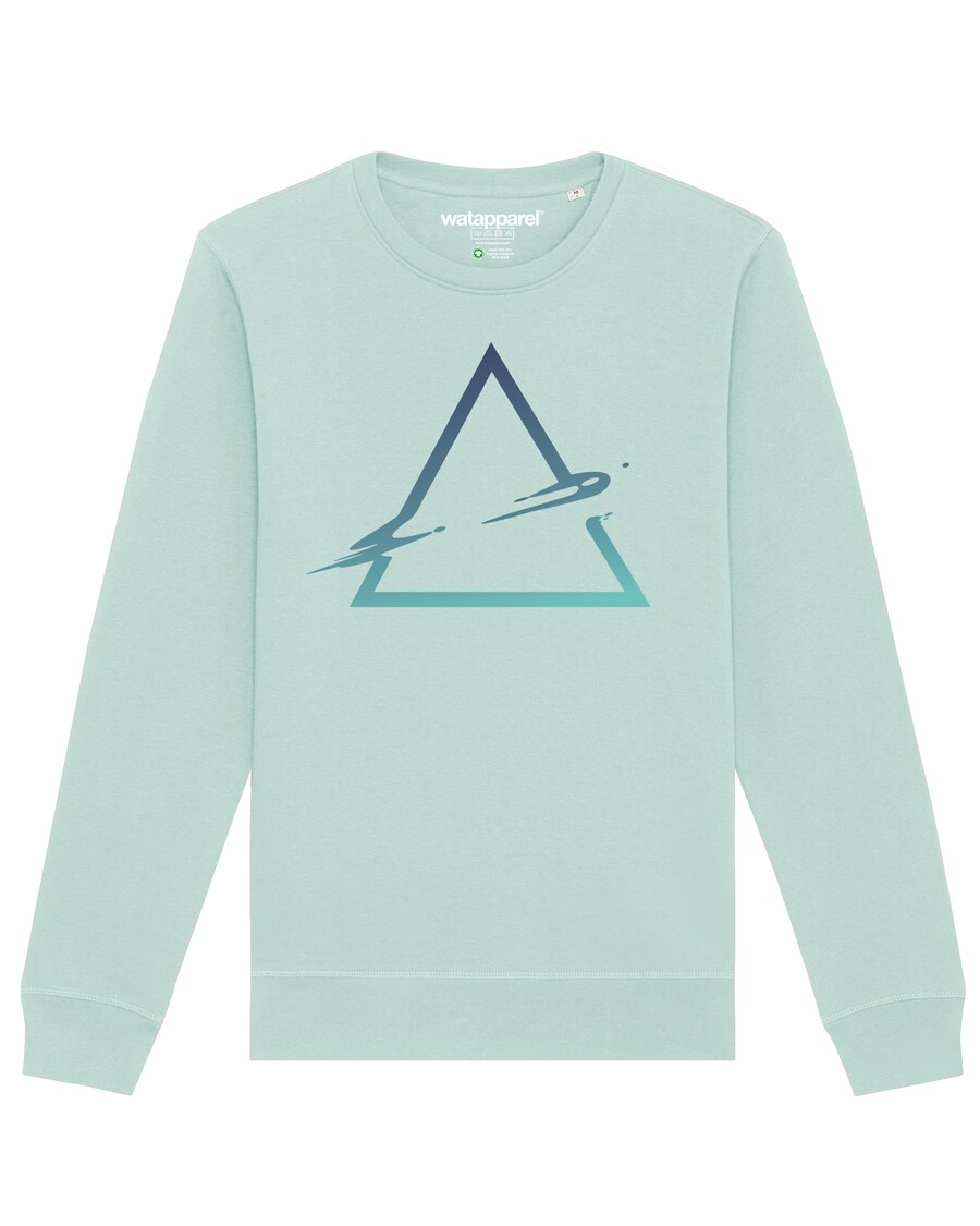 

Толстовка Watapparel Triangle, цвет Azure/mottled blue