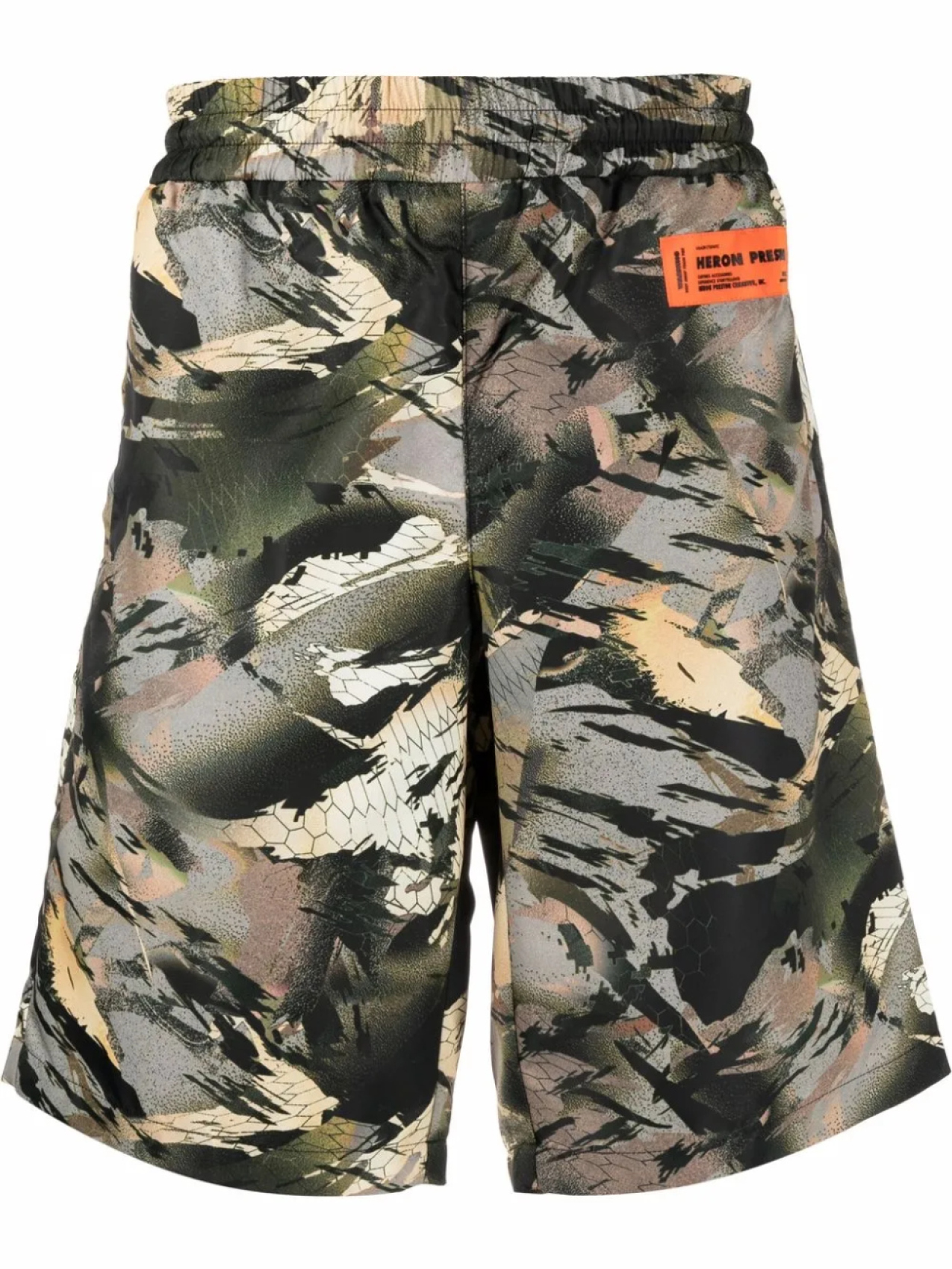 

Heron Preston шорты с камуфляжным принтом, зеленый