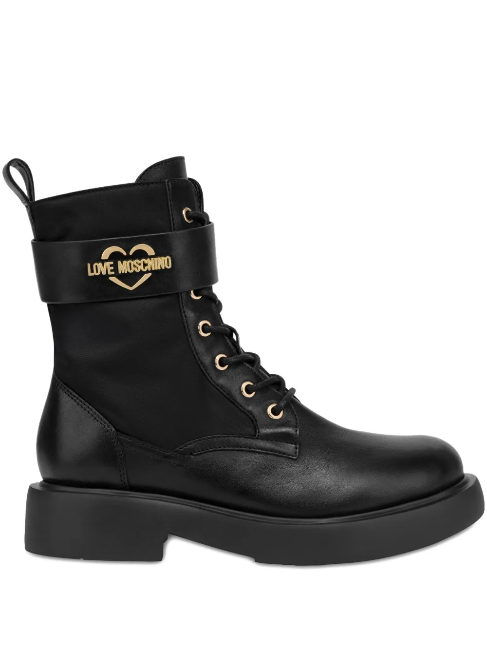Ботинки на шнуровке Love Moschino, черный