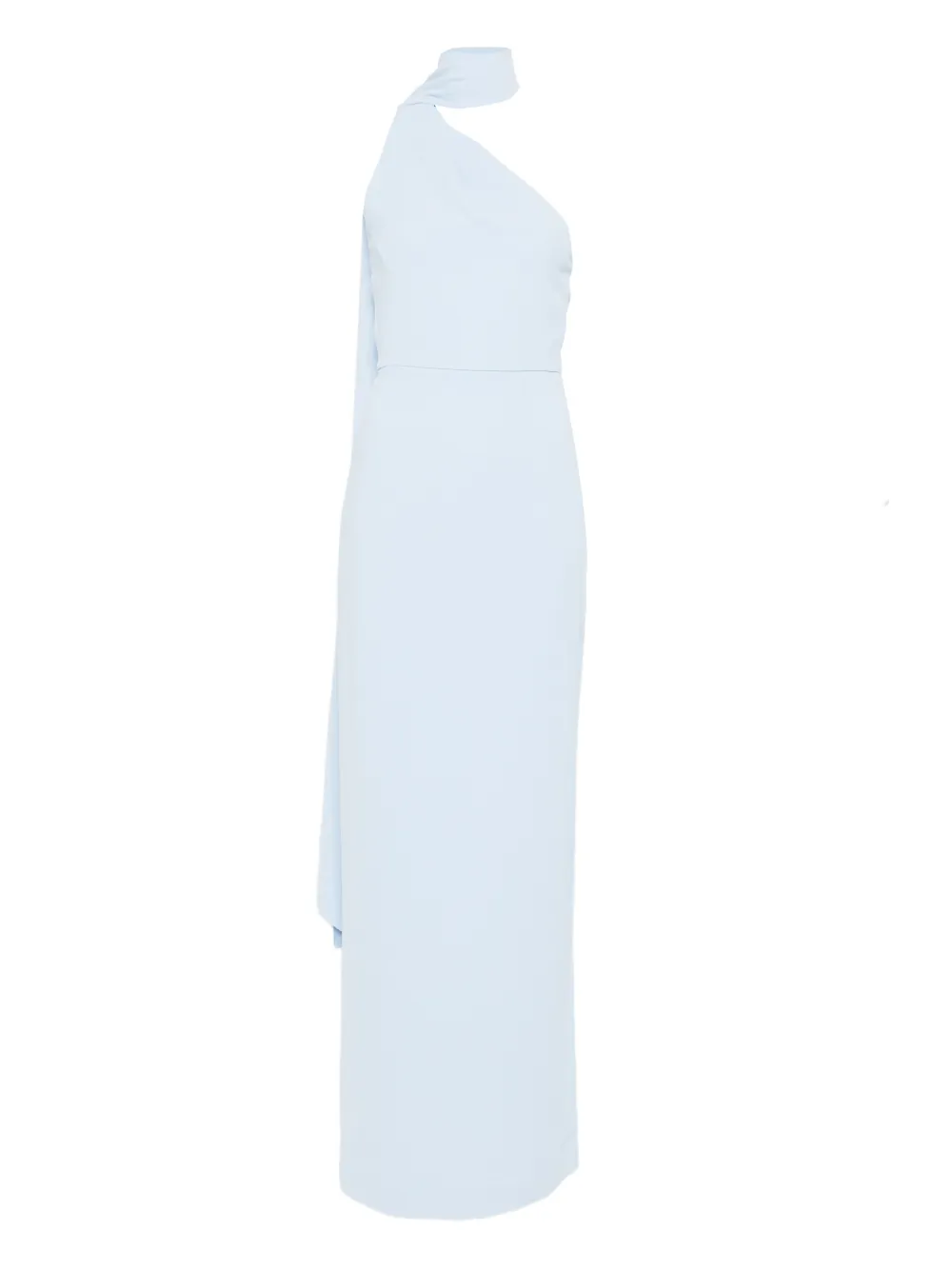 

Платье с драпировкой на одно плечо Solace London, синий