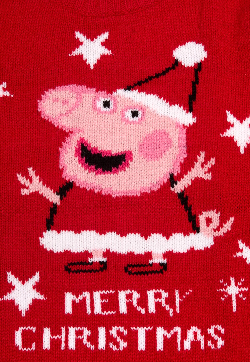 Пуловер United Labels Peppa Wutz Weihnachts, красный — фото 3