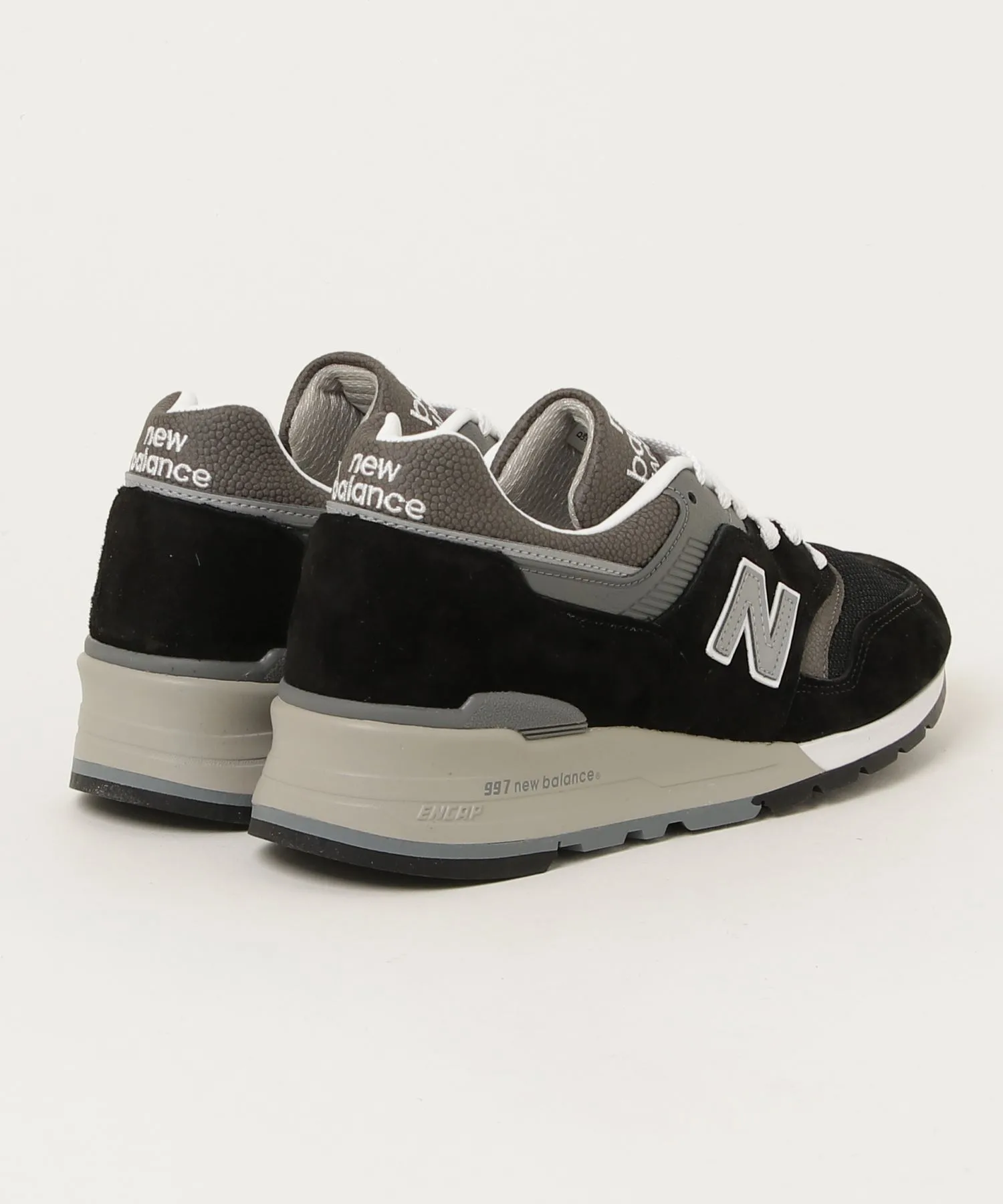 Мужские кроссовки New Balance Made in USA 997 с ENCAP чёрные — фото 3