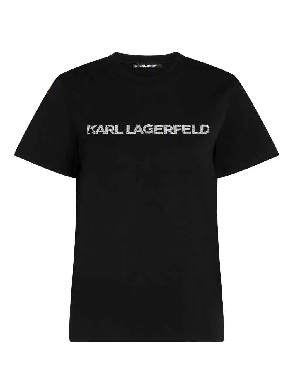 

Футболка с логотипом KARL LAGERFELD, черный