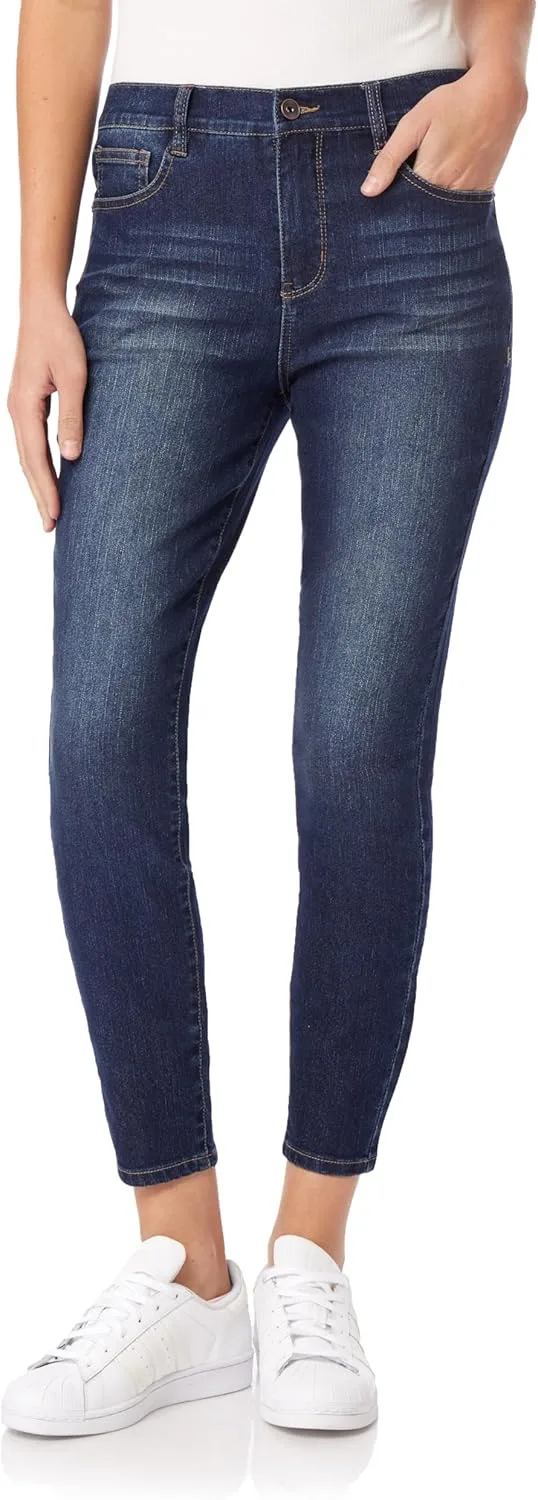 

Джинсы женские Fearless Curvy Ankle Denim Super High-Rise, размеры 0-17 WallFlower