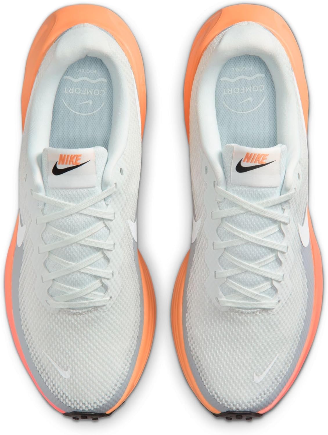 Мужские кроссовки для бега по шоссе Nike Revolution 8, белый/серый/белый — фото 3