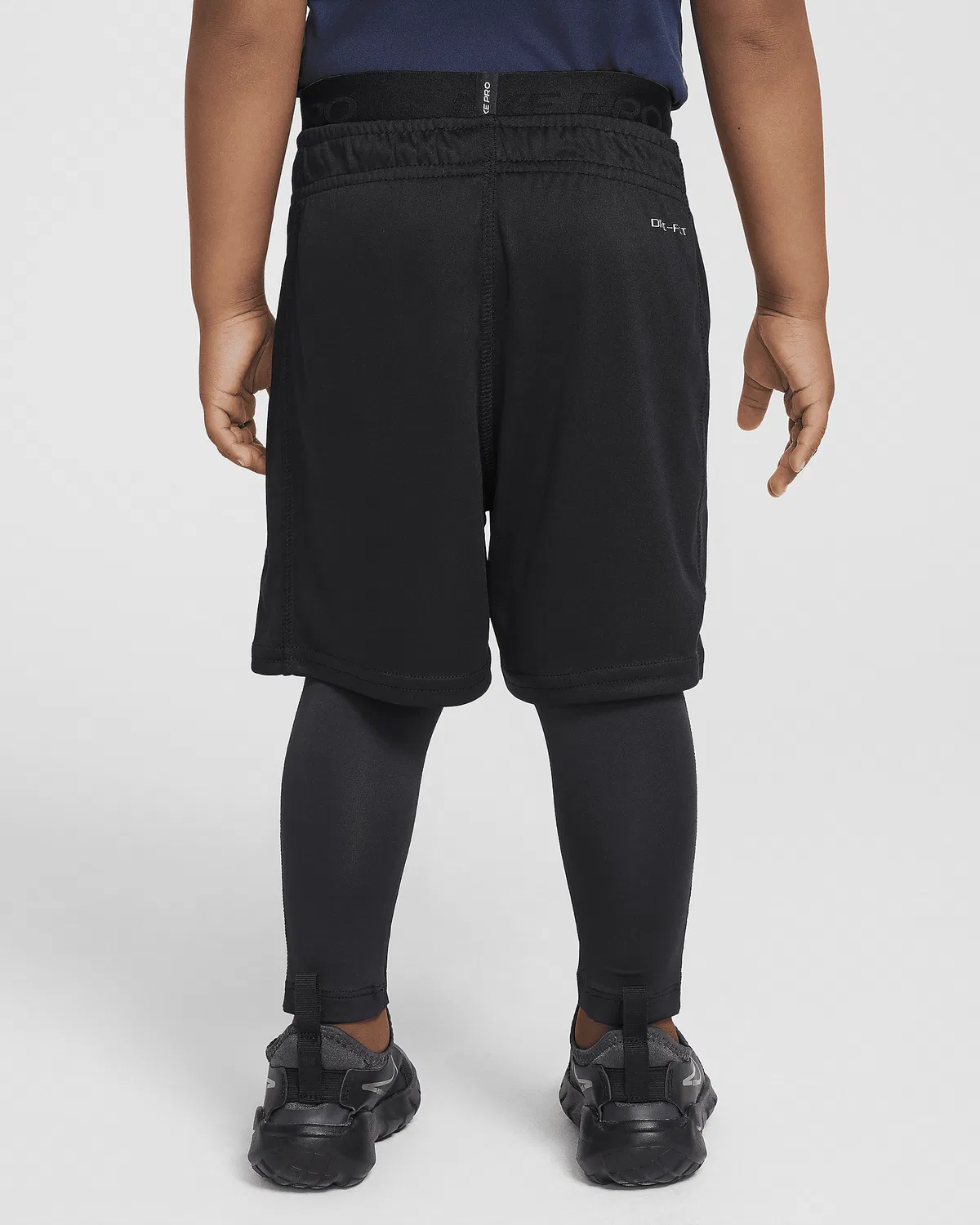Тоддлер Dri-FIT лосины Nike Pro, Black — фото 2