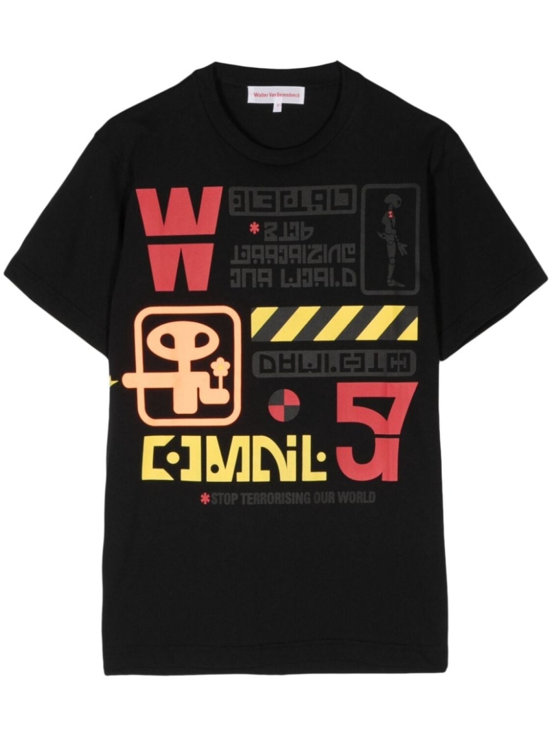 

Walter Van Beirendonck футболка Electric, черный