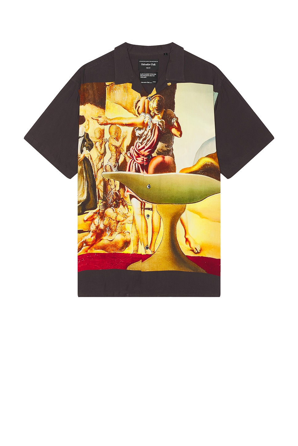 

Рубашка с коротким рукавом дали вольтер Neuw, черный