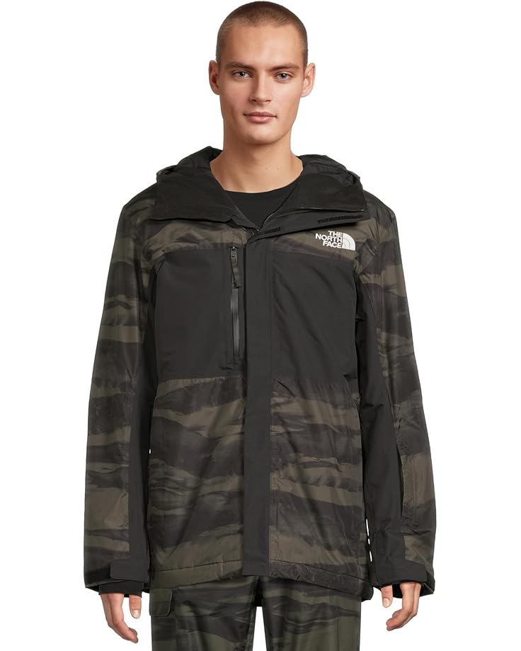 

Мужская утепленная куртка The North Face Freedom Print, New Taupe Green Edge Of Light Print/Tnf Black