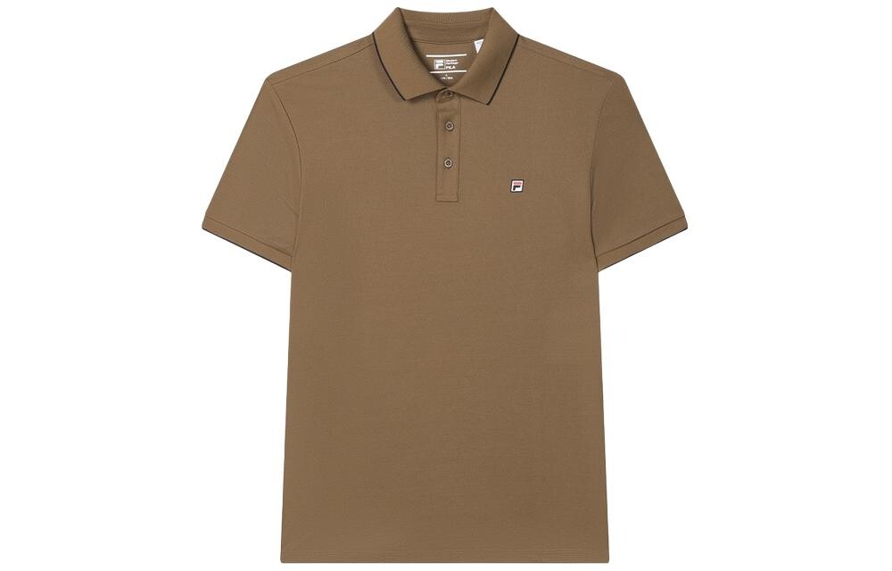 

Рубашка поло мужская кенгуру коричневая Fila, коричневый