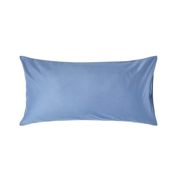 

Наволочка Homescapes Fadendichte 1000, 50x1x90 см цвет himmelblau
