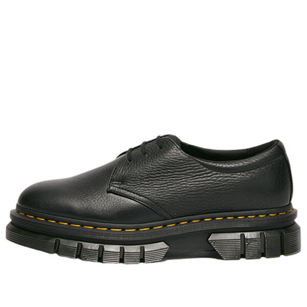 

Тапочки rikard lunar leather platform low 'black' Dr. Martens, черный