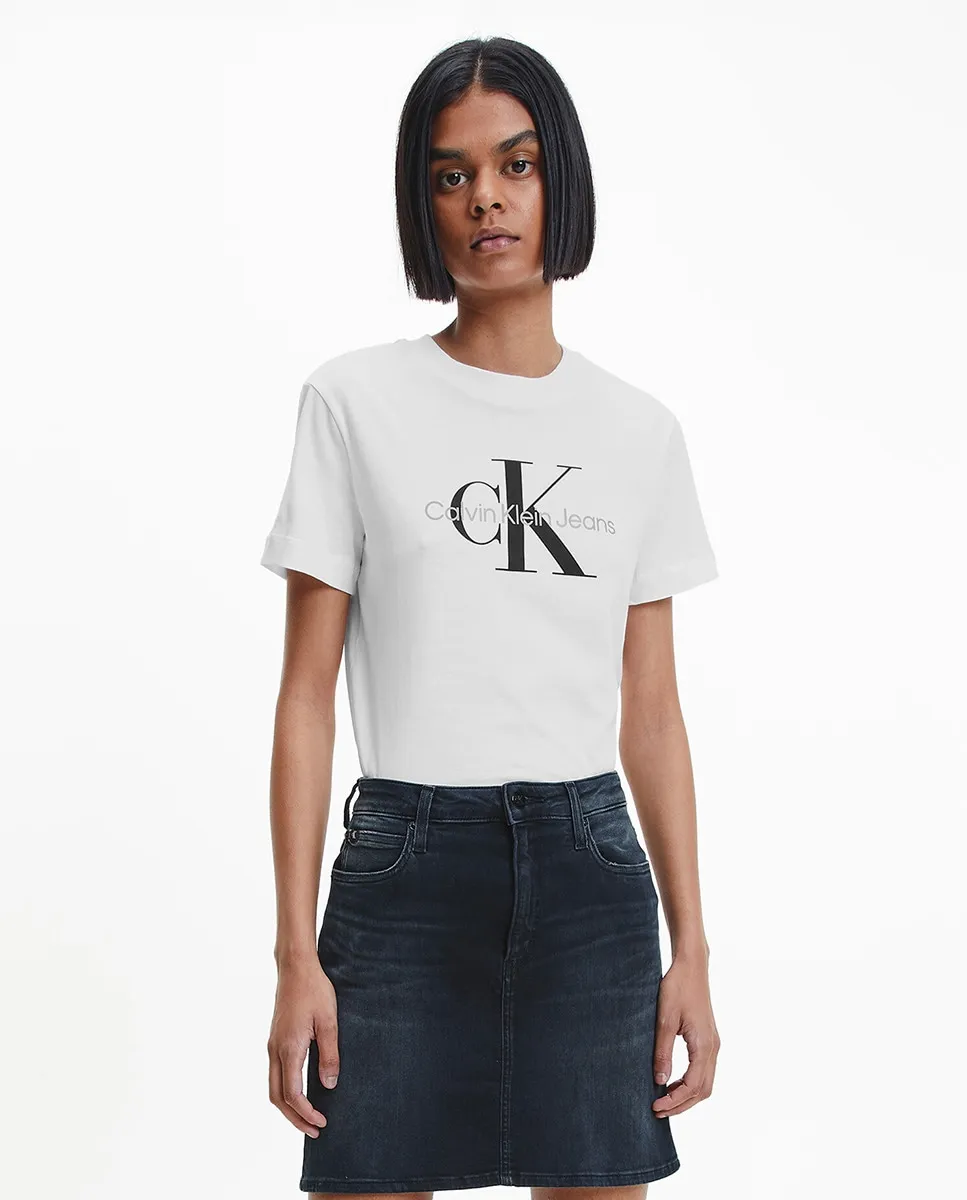 

Футболка женская с коротким рукавом Calvin Klein Jeans, белый