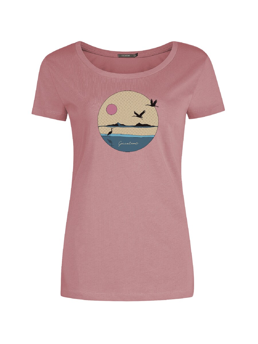 

Рубашка GREENBOMB Nature Sun Cranes, розовый