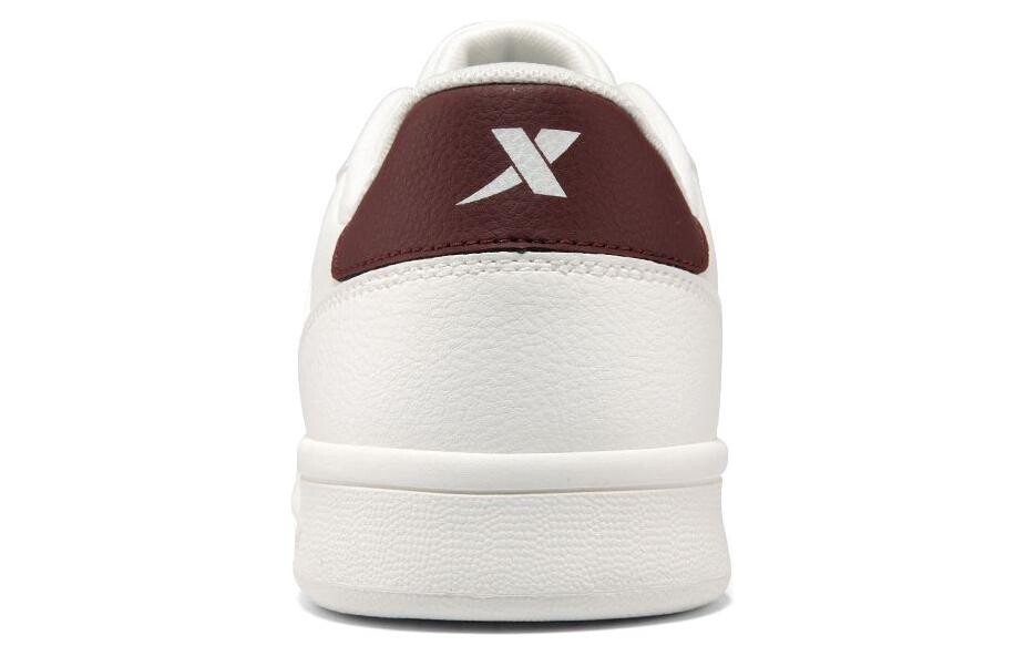 Кроссовки XTEP Skateboarding Shoes Men Low-top Sail White/Team Red, белый — фото 3