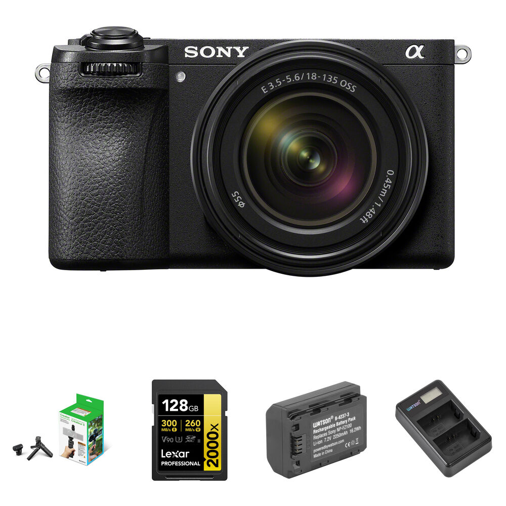 

Беззеркальная камера Sony a6700 Mirrorless Camera with 18-135mm f/3.5-5.6 Lens and