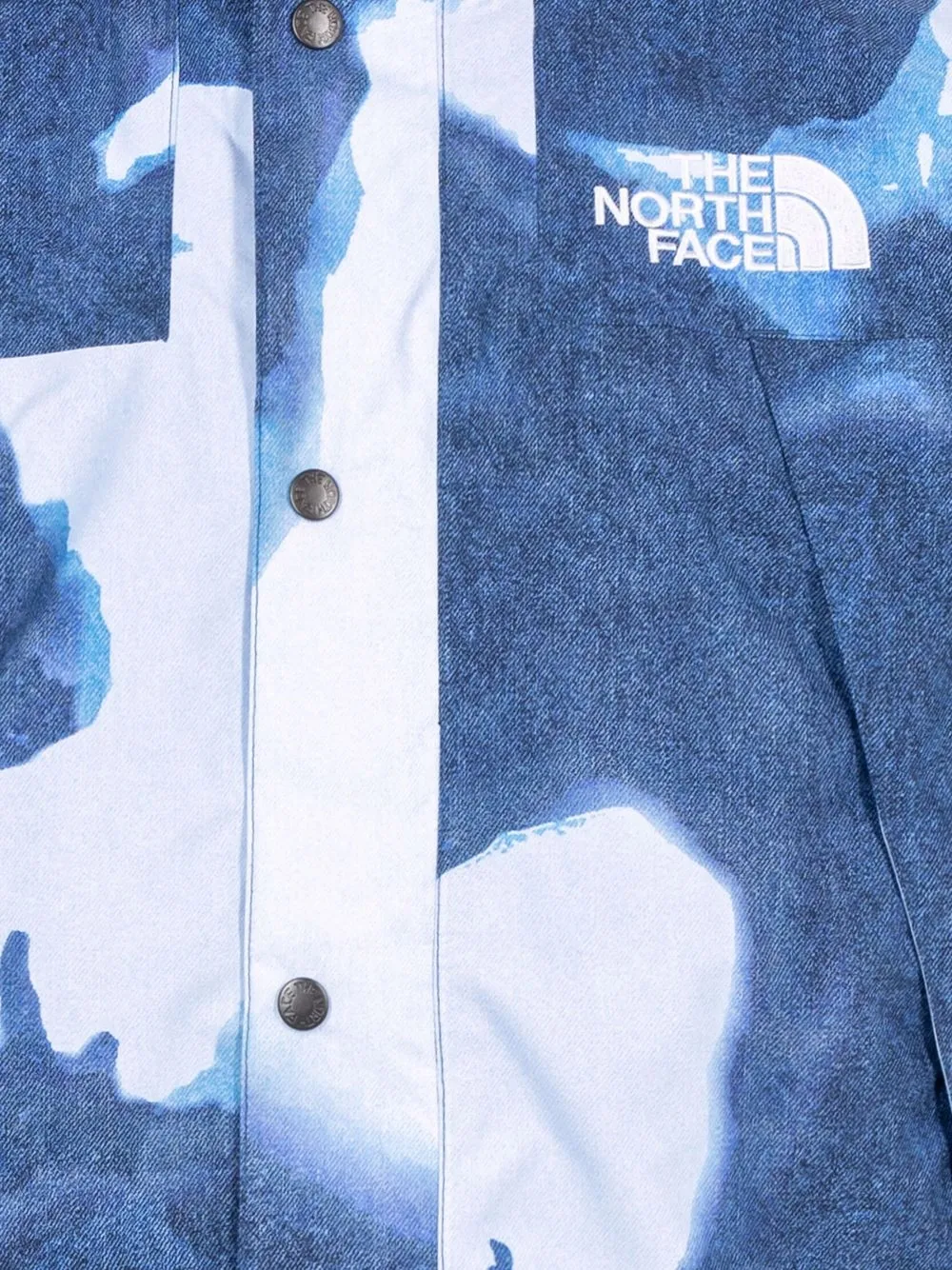 Выбеленная куртка из коллаборации с TNF Supreme, синий — фото 3